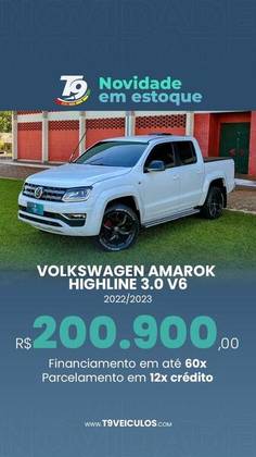 VOLKSWAGEN AMAROK 3.0 V6 TDI DIESEL HIGHLINE CD 4MOTION AUTOMÁTICO